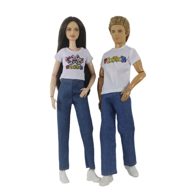 Ken Doll Clothes Kawaii Items Fashion Coat Outfit Suit Accessories 30cm For Girl Boy Friend DIY Children Game Birthday Present