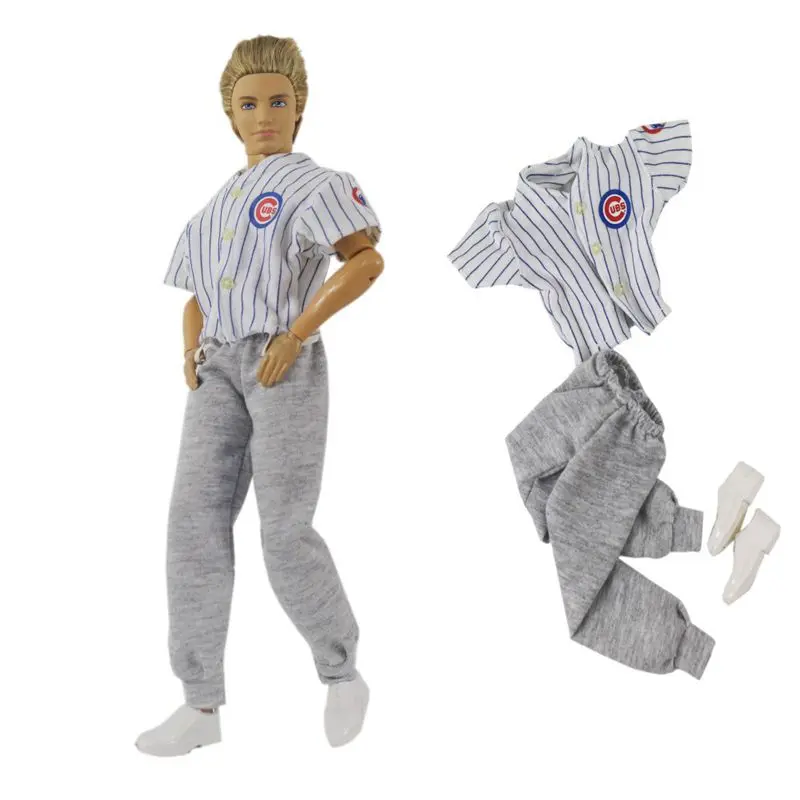 Ken Doll Clothes Kawaii Items Fashion Coat Outfit Suit Accessories 30cm For Girl Boy Friend DIY Children Game Birthday Present