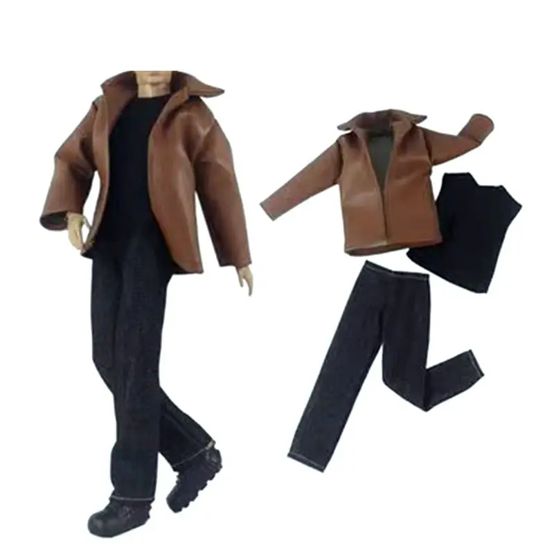 Ken Doll Clothes Kawaii Items Fashion Coat Outfit Suit Accessories 30cm For Girl Boy Friend DIY Children Game Birthday Present