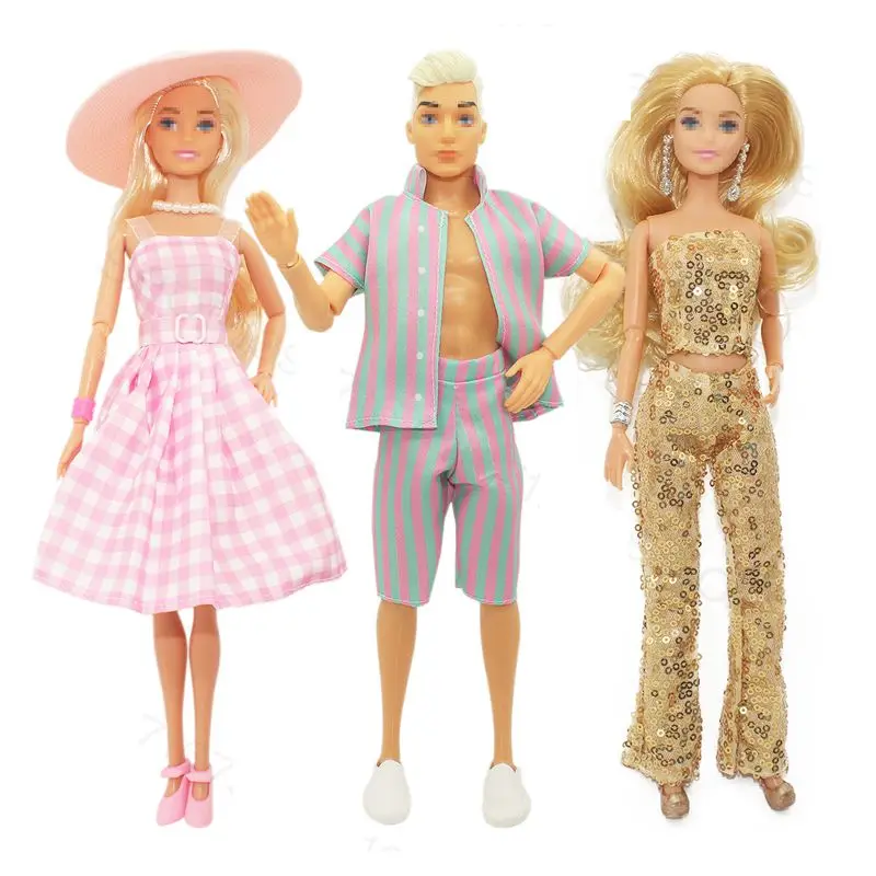 Ken Doll Clothes Kawaii Items Fashion Coat Outfit Suit Accessories 30cm For Girl Boy Friend DIY Children Game Birthday Present