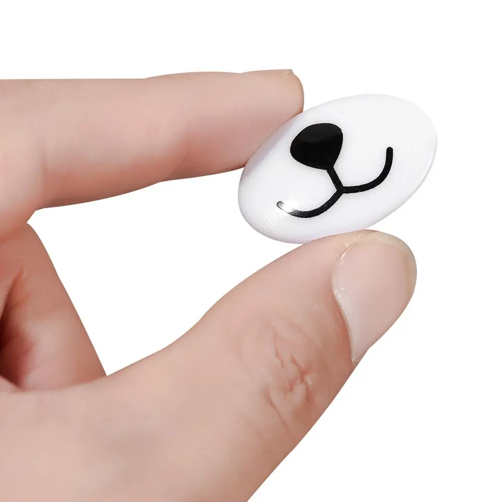 10pcs Kawaii Doll Eyes Cartoon Safety Eyes Nose DIY Cute Bear Mouth DIY Dog Animal Puppet Nose Doll Accessories