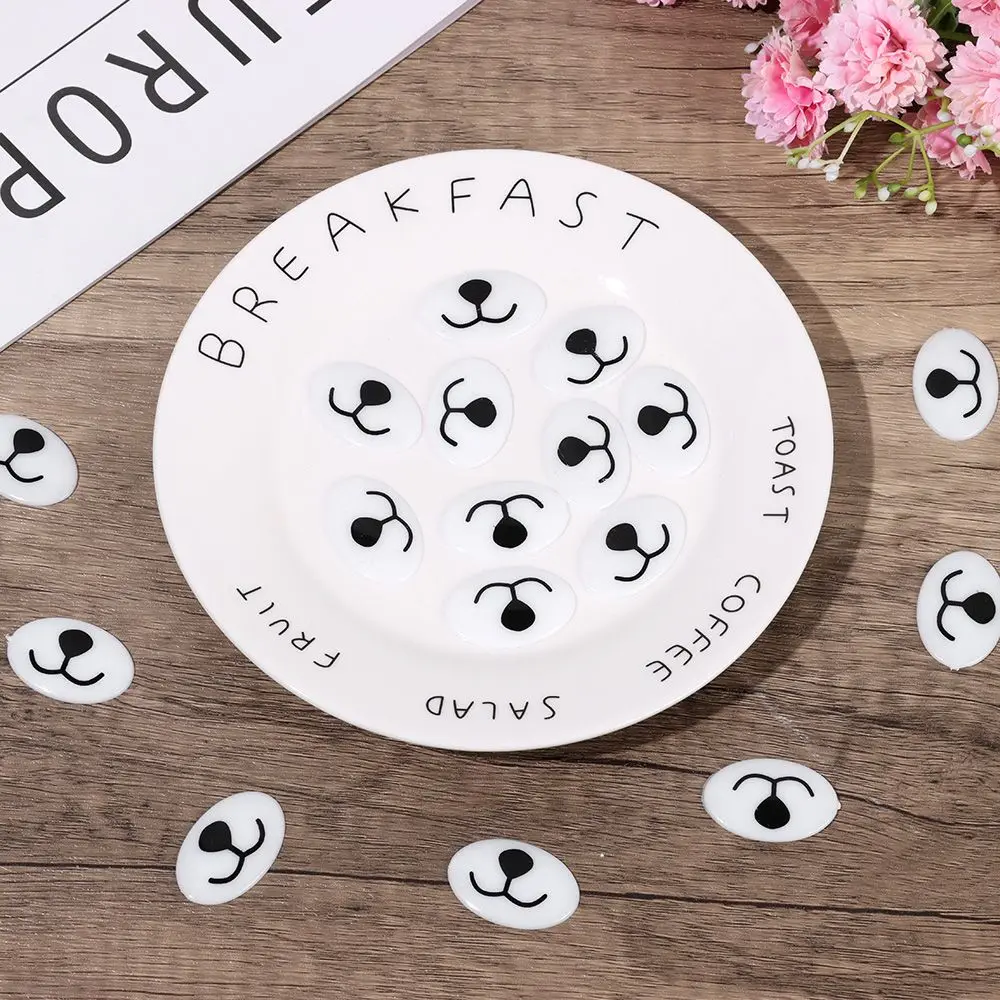 10pcs Kawaii Doll Eyes Cartoon Safety Eyes Nose DIY Cute Bear Mouth DIY Dog Animal Puppet Nose Doll Accessories