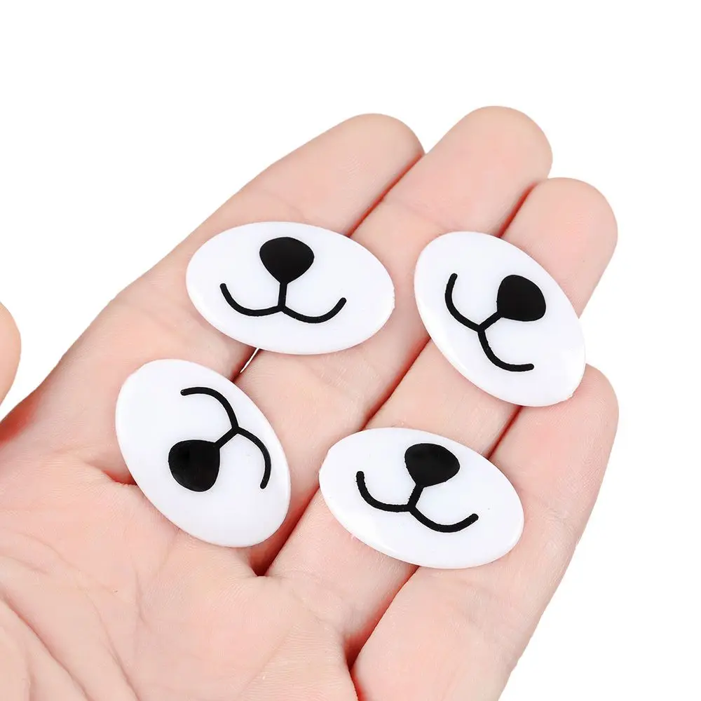 10pcs Kawaii Doll Eyes Cartoon Safety Eyes Nose DIY Cute Bear Mouth DIY Dog Animal Puppet Nose Doll Accessories