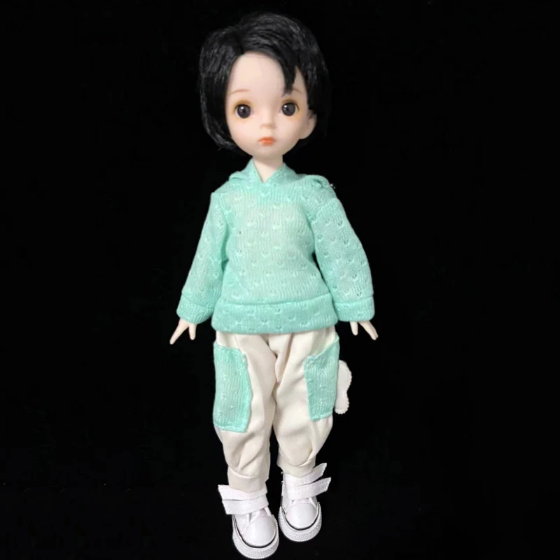30cm Boys Doll Male 1/6 BJD Doll Dress Up Clothes Handsome Casual Clothes Set Kids Girls Doll Toy Gift