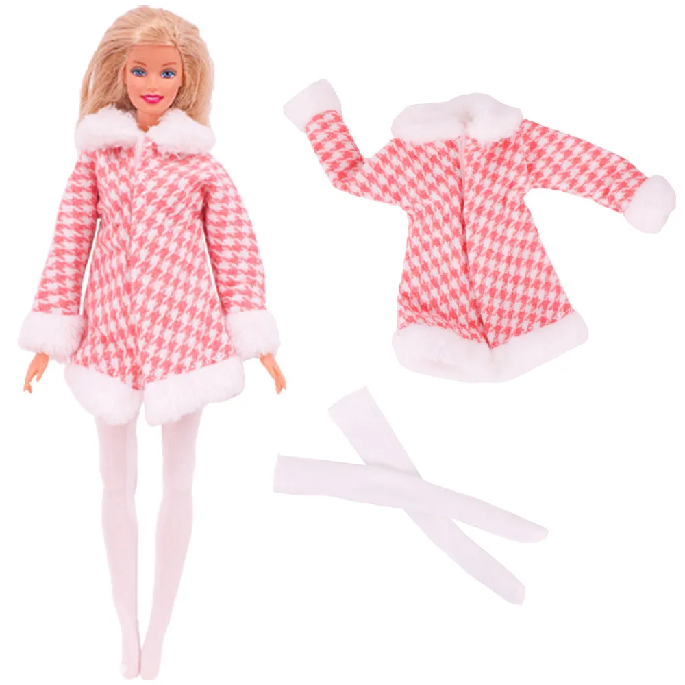 30CM Doll Clothes Outfit Dress Fashion Coat Hats Top Pants Clothing For 1/6 BJD Doll Clothes Doll Accessories Girl`s Toy Gifts