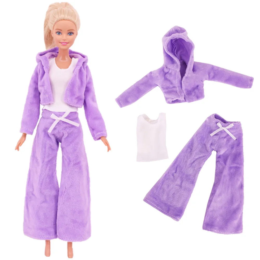 30CM Doll Clothes Outfit Dress Fashion Coat Hats Top Pants Clothing For 1/6 BJD Doll Clothes Doll Accessories Girl`s Toy Gifts