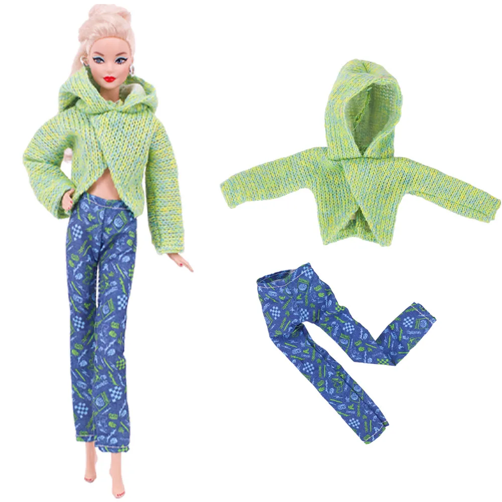 30CM Doll Clothes Outfit Dress Fashion Coat Hats Top Pants Clothing For 1/6 BJD Doll Clothes Doll Accessories Girl`s Toy Gifts