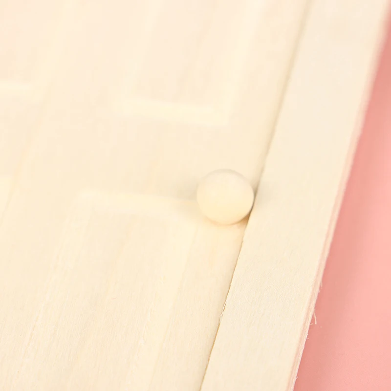 1/12 Scale Miniature Interior Wooden Door DIY Dollhouse Furniture Accessories
