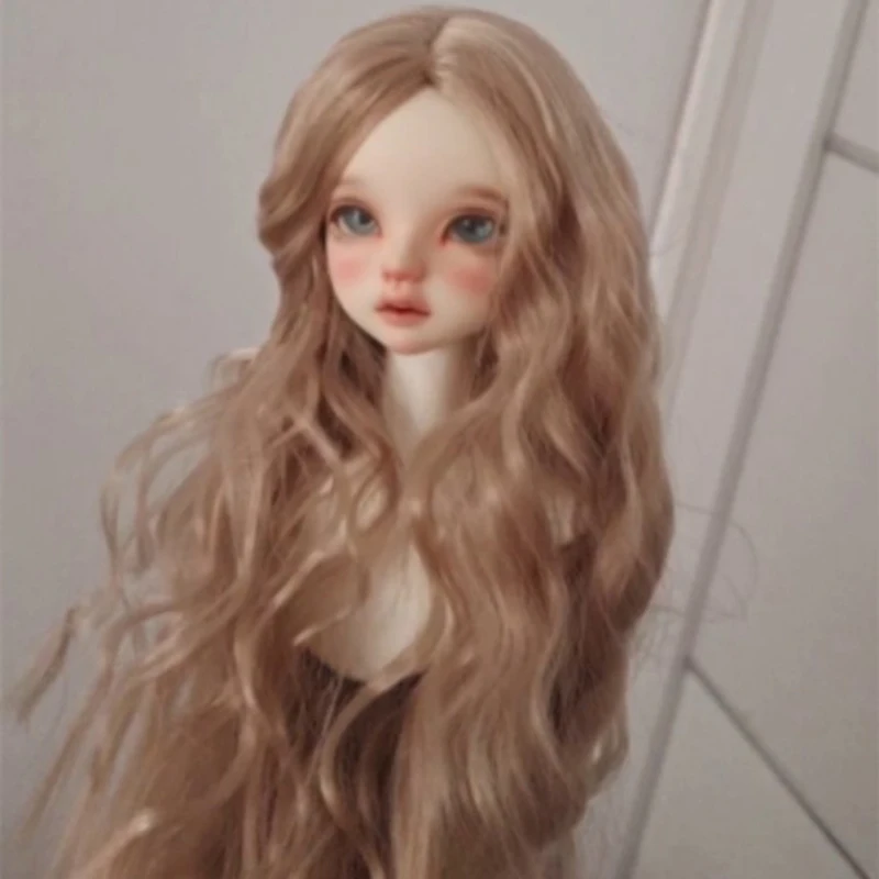 BJD Doll Wig1/3 1/4 1/6 1/8 Big Wavy Hair Many Color Wig High Temperature Wire