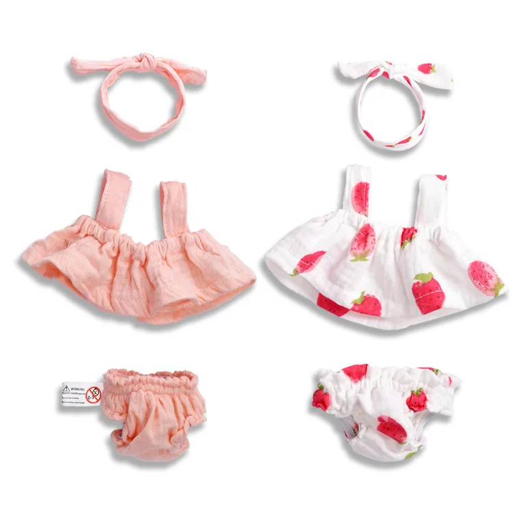 New Doll Clothes for 35cm Reborn Baby Dolls 14 Inch American Doll Accessories Girl's Toys Doll Clothing DIY Toys Kids Gifts