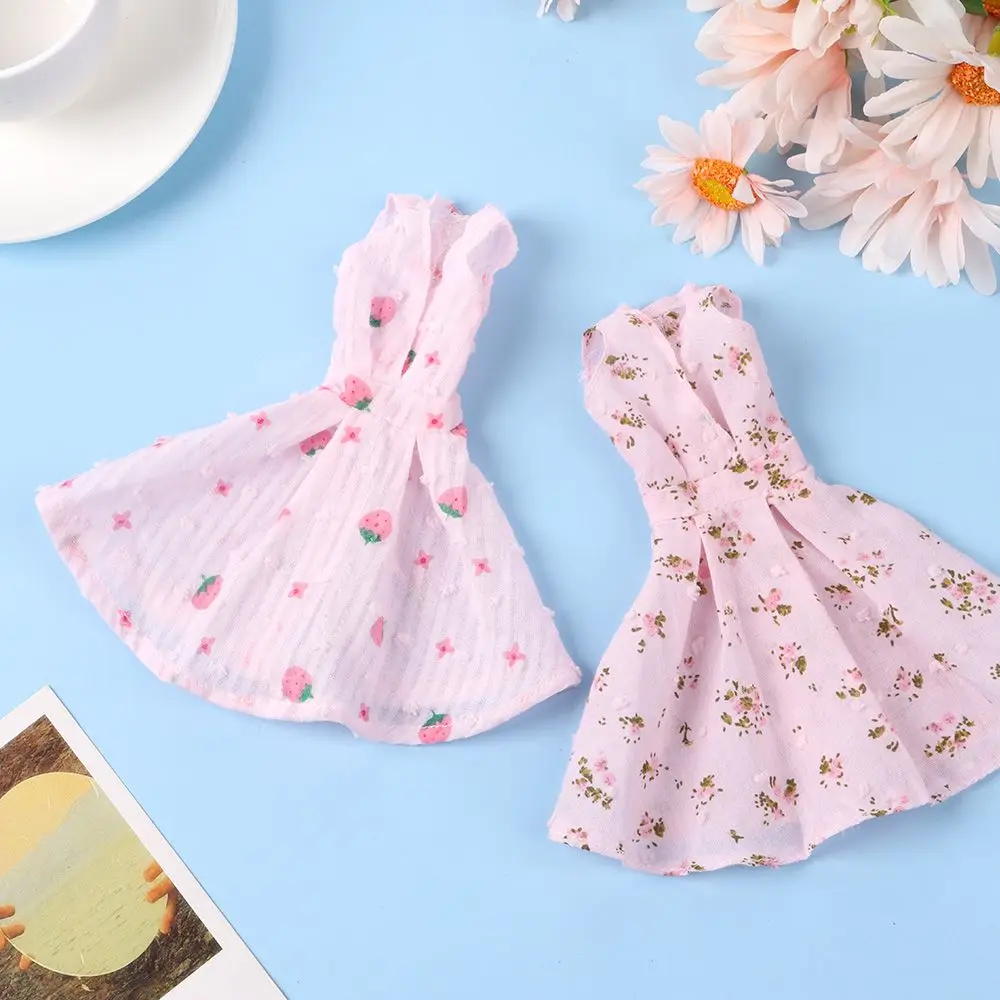 2022 Doll Dress Fashion Girl Floral Clothes ​Handmade Girl Clothes Doll Floral Dresses DIY Gift Toys For 30cm Doll Accessories