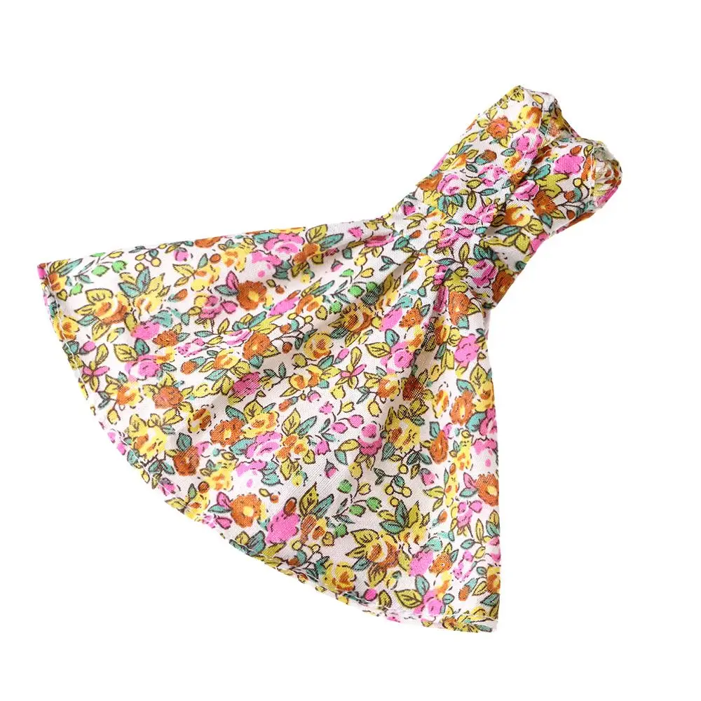 2022 Doll Dress Fashion Girl Floral Clothes ​Handmade Girl Clothes Doll Floral Dresses DIY Gift Toys For 30cm Doll Accessories