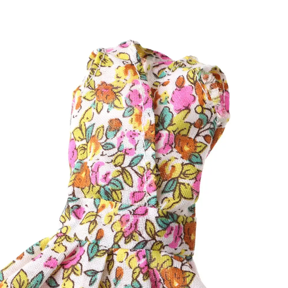 2022 Doll Dress Fashion Girl Floral Clothes ​Handmade Girl Clothes Doll Floral Dresses DIY Gift Toys For 30cm Doll Accessories