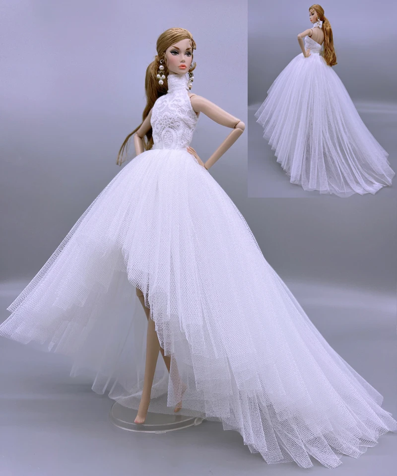 Handmade BABI Doll Clothes Dress Gown for 11.5 inch doll&body 1/6