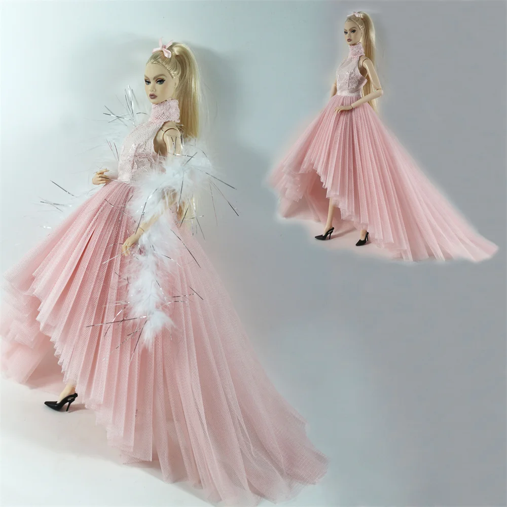 Handmade BABI Doll Clothes Dress Gown for 11.5 inch doll&body 1/6