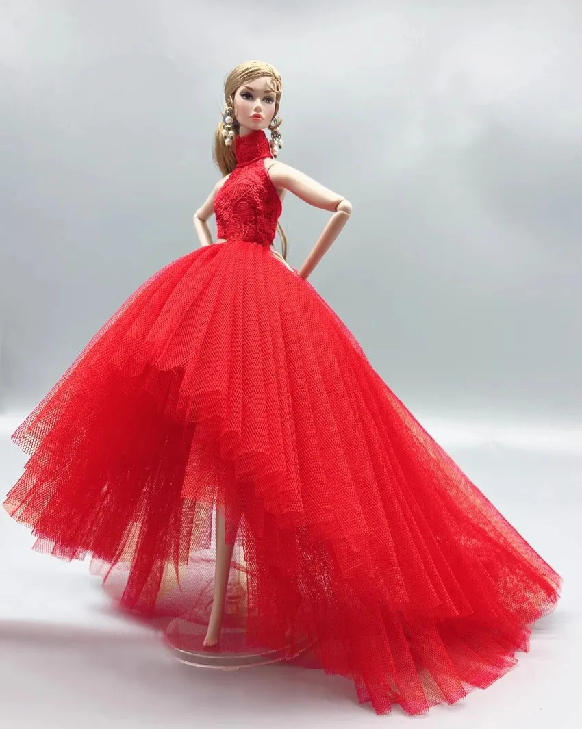 Handmade BABI Doll Clothes Dress Gown for 11.5 inch doll&body 1/6