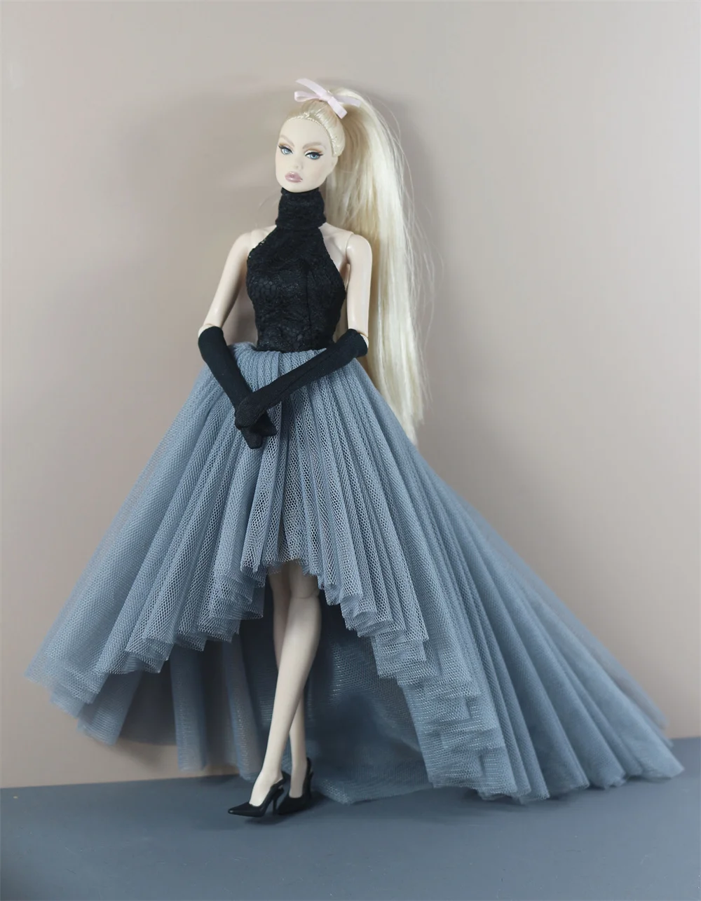 Handmade BABI Doll Clothes Dress Gown for 11.5 inch doll&body 1/6