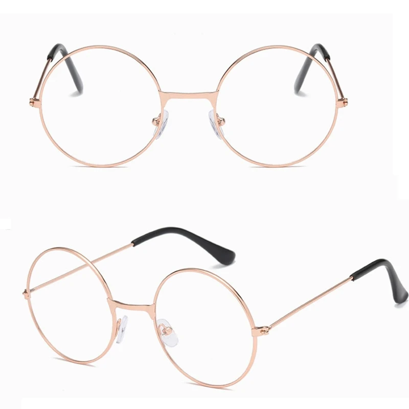 5 Colors Metal Glasses for Lalafanfan Duck Round Frame Eyewear 30cm Plush Animals Toys Accessories Kids Girls Stuffed Dolls Acc