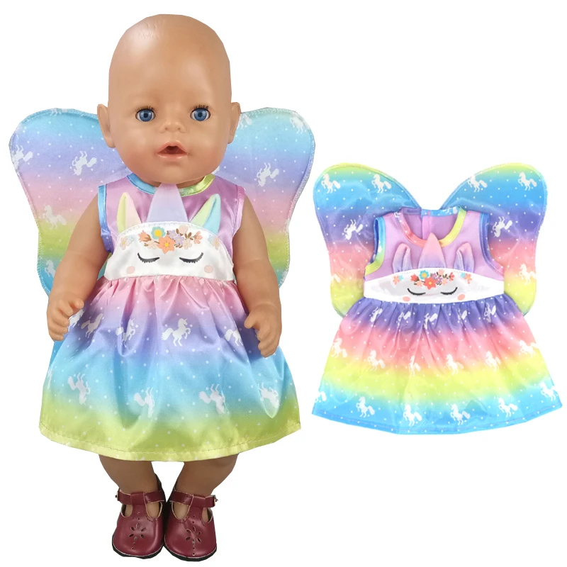 43cm Baby Doll Clothes Camouflage Coat 18 Inch Doll Jacket Children Gift Toys Outfit