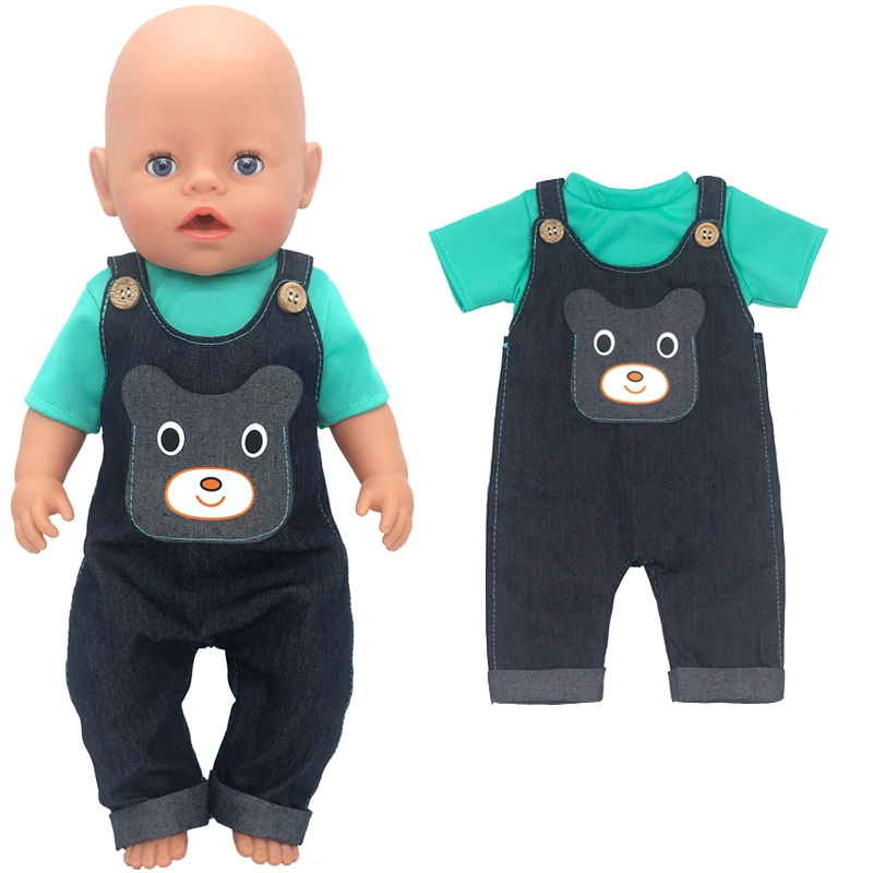 43cm Baby Doll Clothes Camouflage Coat 18 Inch Doll Jacket Children Gift Toys Outfit