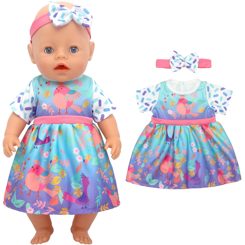 43cm Baby Doll Clothes Camouflage Coat 18 Inch Doll Jacket Children Gift Toys Outfit