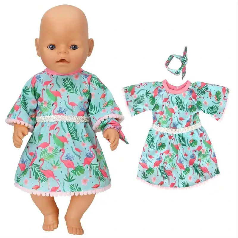 43cm Baby Doll Clothes Camouflage Coat 18 Inch Doll Jacket Children Gift Toys Outfit