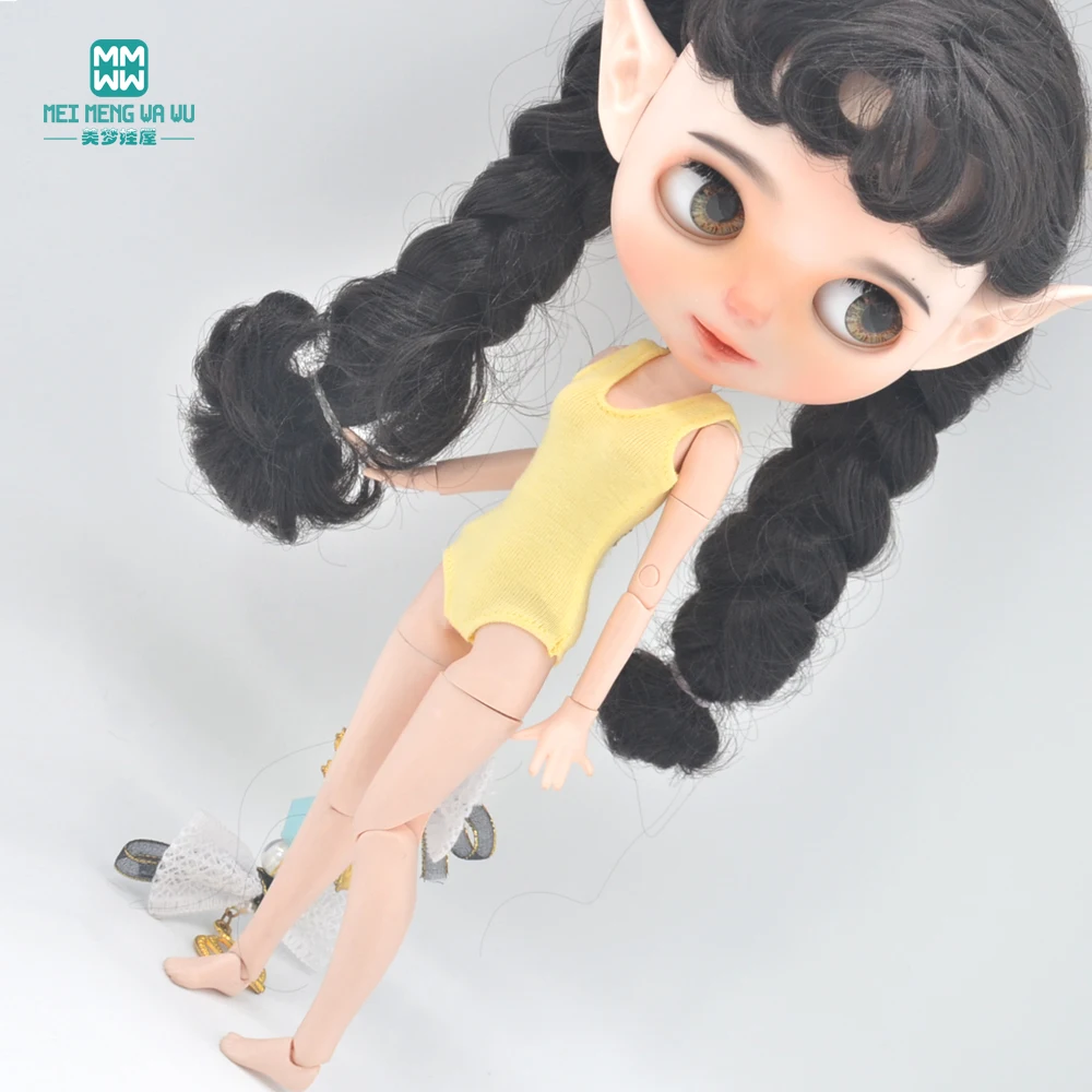 New Blyth Doll Clothes Azone OB22 OB24 Toys Doll Accessories Fashion Multicolor Swimsuit