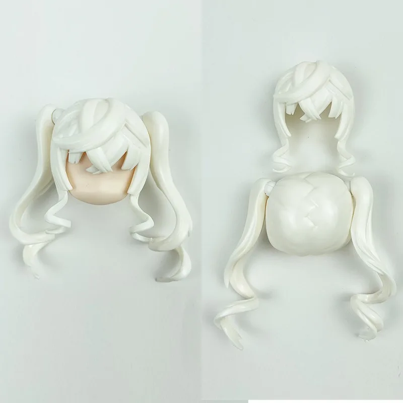 (only hair)GSC Clay Man Hair white model OB11 hair doll accessories