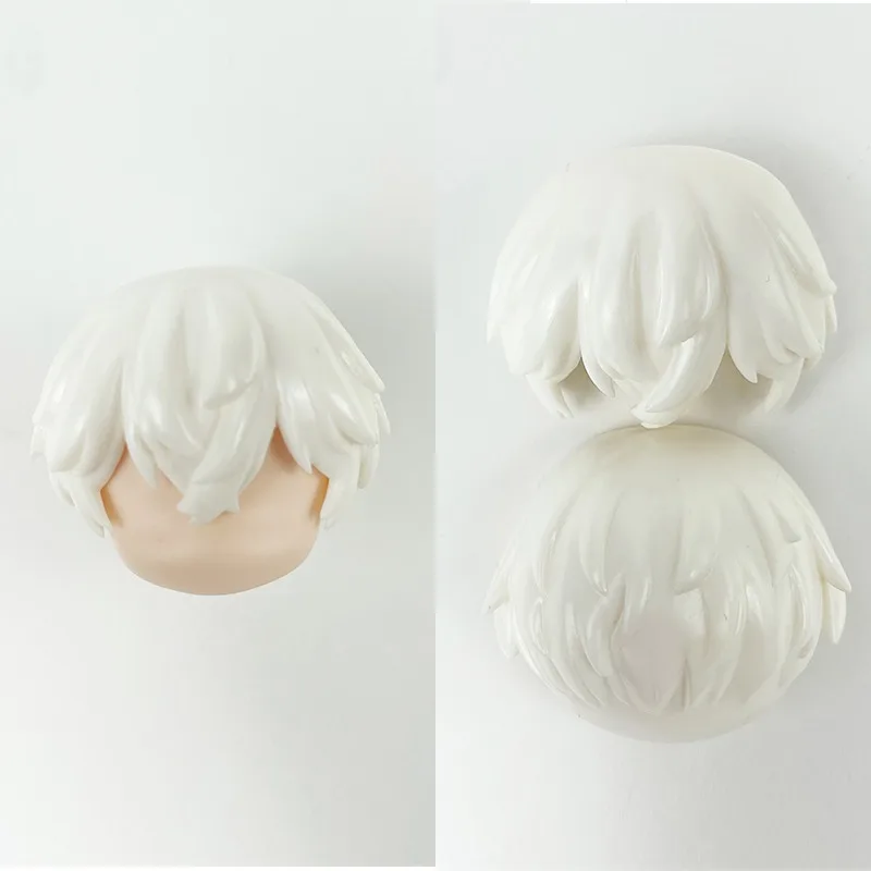 (only hair)GSC Clay Man Hair white model OB11 hair doll accessories