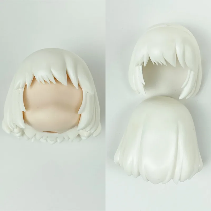 (only hair)GSC Clay Man Hair white model OB11 hair doll accessories