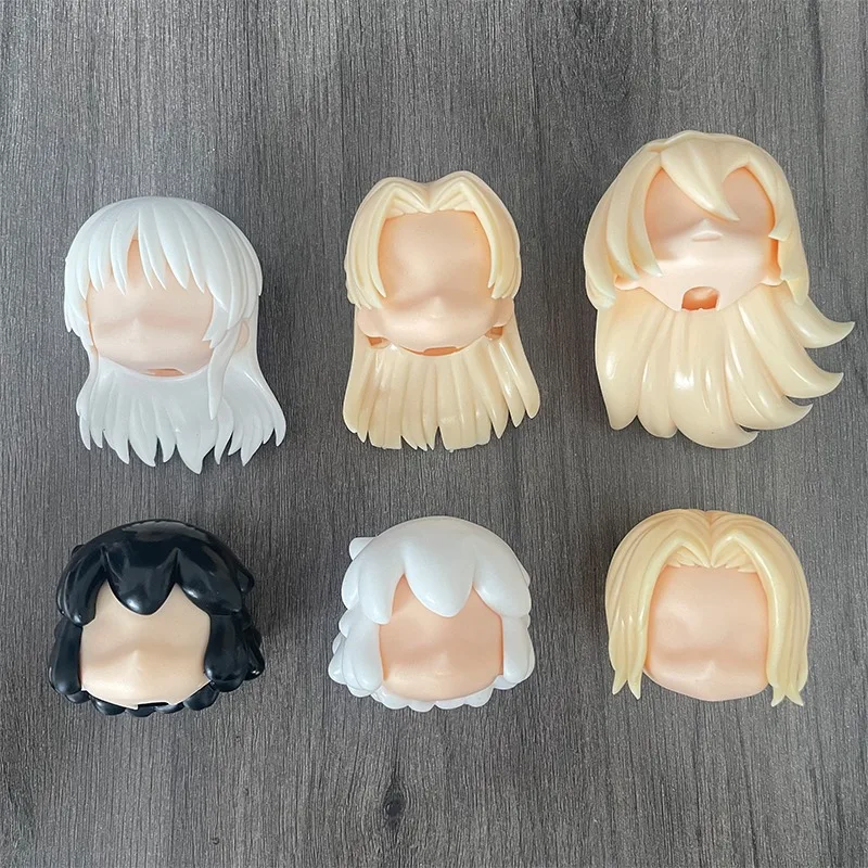 (only hair)GSC Clay Man Hair white model OB11 hair doll accessories
