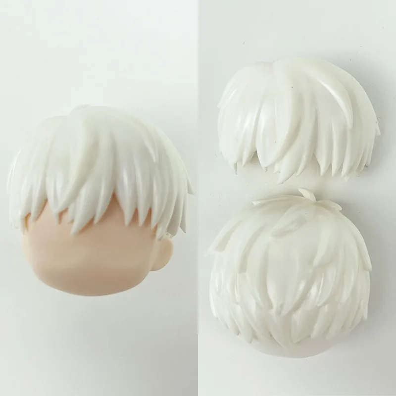 (only hair)GSC Clay Man Hair white model OB11 hair doll accessories