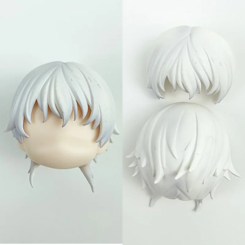 (only hair)GSC Clay Man Hair white model OB11 hair doll accessories