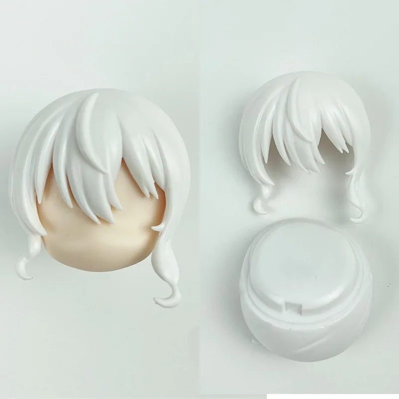 (only hair)GSC Clay Man Hair white model OB11 hair doll accessories