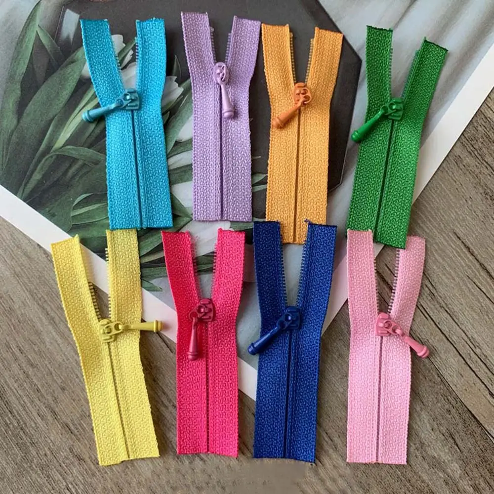 5pcs Invisible Mini Zippers Doll Clothing Zipper DIY Handmade Sewing Scrapbooking Garment Applique DIY Doll Clothes Accessories