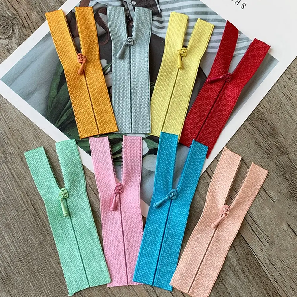 5pcs Invisible Mini Zippers Doll Clothing Zipper DIY Handmade Sewing Scrapbooking Garment Applique DIY Doll Clothes Accessories