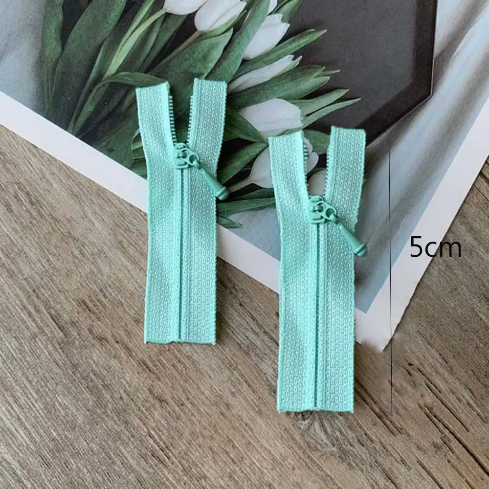 5pcs Invisible Mini Zippers Doll Clothing Zipper DIY Handmade Sewing Scrapbooking Garment Applique DIY Doll Clothes Accessories