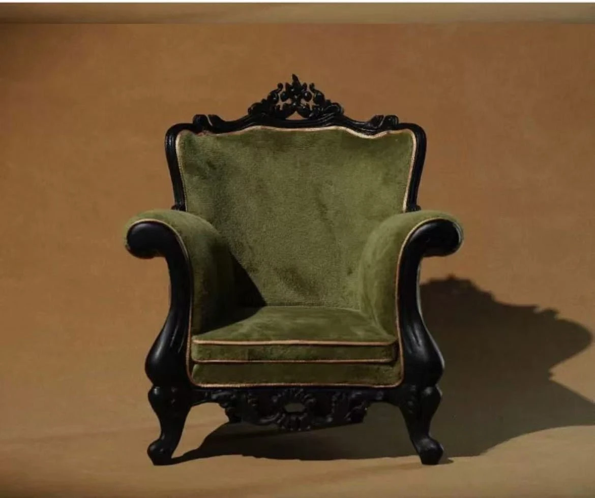 Dollhouse 1/6 European-style Sofa Miniature Dollhouse Furniture 1/12 Bjd Doll Chair Doll Accessories New Diy Miniature Dollhouse