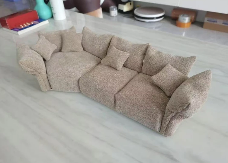 Dollhouse 1/6 European-style Sofa Miniature Dollhouse Furniture 1/12 Bjd Doll Chair Doll Accessories New Diy Miniature Dollhouse