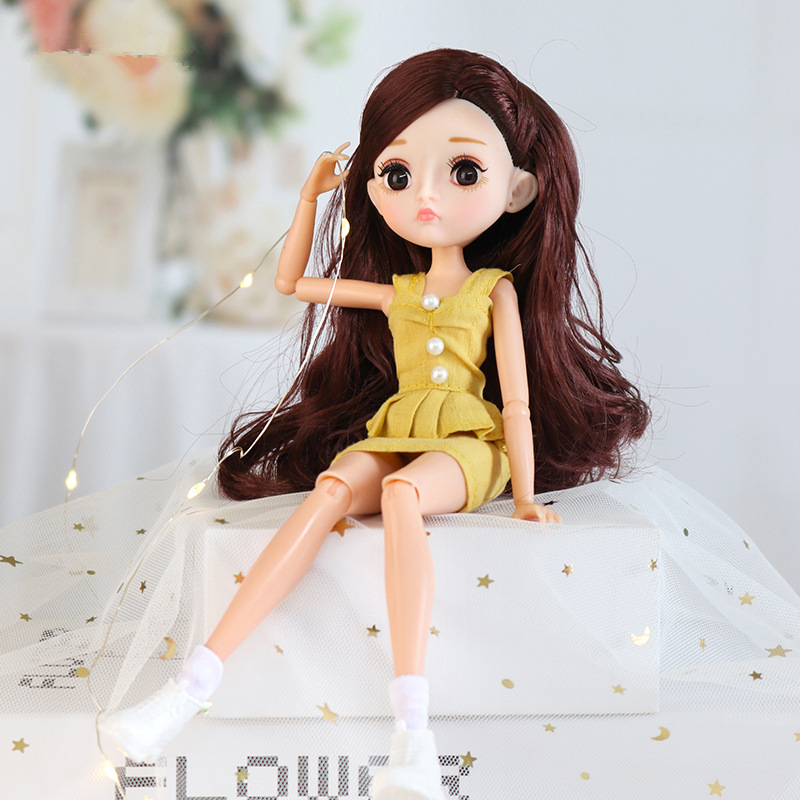 Cute 26cm Fashion Girls Dolls Children Toys Delicate Princess Dolls Playhouse Doll Toys Girls Toys Gift Bjd Doll