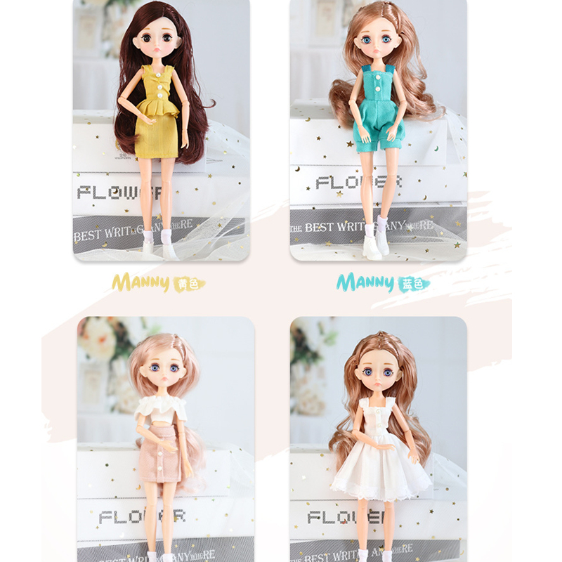 Cute 26cm Fashion Girls Dolls Children Toys Delicate Princess Dolls Playhouse Doll Toys Girls Toys Gift Bjd Doll