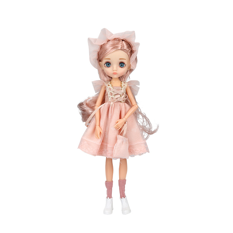 Cute 26cm Fashion Girls Dolls Children Toys Delicate Princess Dolls Playhouse Doll Toys Girls Toys Gift Bjd Doll