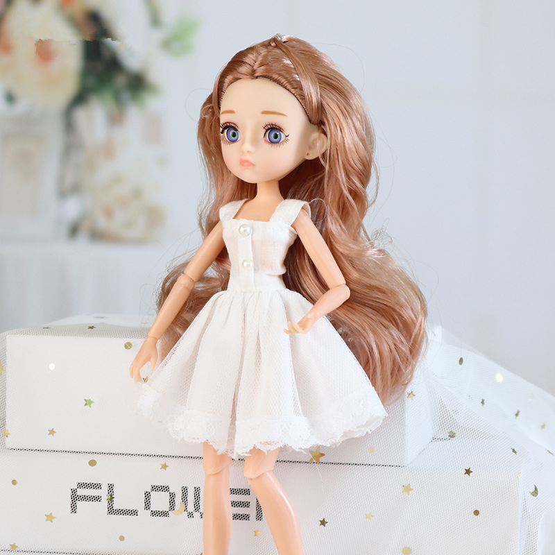 Cute 26cm Fashion Girls Dolls Children Toys Delicate Princess Dolls Playhouse Doll Toys Girls Toys Gift Bjd Doll