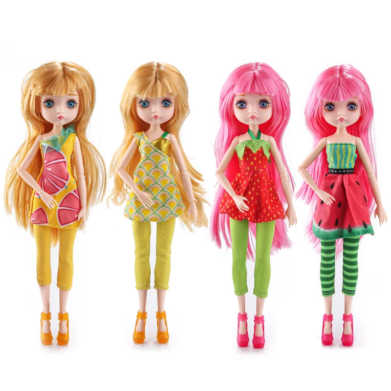 Cute 26cm Fashion Girls Dolls Children Toys Delicate Princess Dolls Playhouse Doll Toys Girls Toys Gift Bjd Doll
