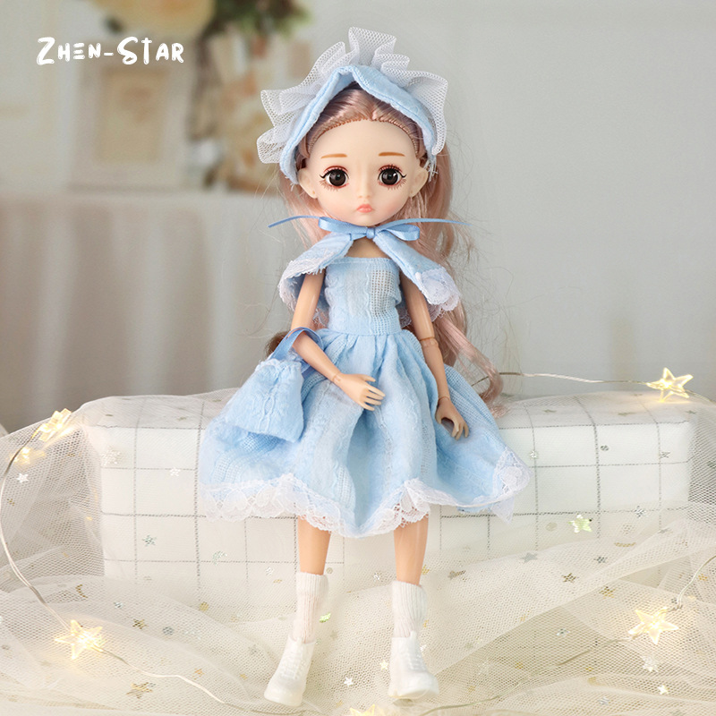 Cute 26cm Fashion Girls Dolls Children Toys Delicate Princess Dolls Playhouse Doll Toys Girls Toys Gift Bjd Doll