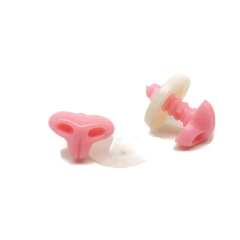 Wholesale Fox Noses Doll Making Supply Fr Plush DIY Toy Accessories Plastic Black/Pink Safety Noses For Stuffed Animal Doll