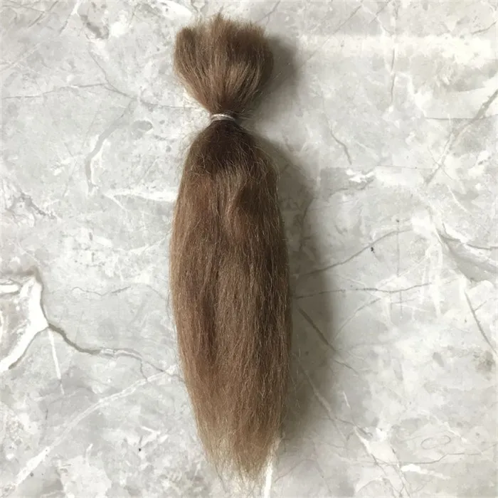 New 10 Pieces/Lot 100% Pure Mohair Reborn Doll Hair With Light Golden/Dark Brown/Gold Color Fit For DIY Reborn Doll  Accessories