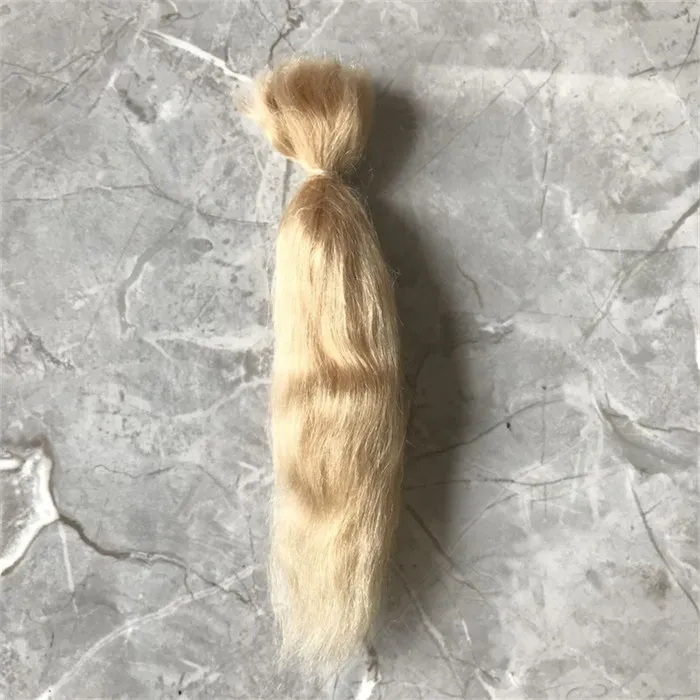 New 10 Pieces/Lot 100% Pure Mohair Reborn Doll Hair With Light Golden/Dark Brown/Gold Color Fit For DIY Reborn Doll  Accessories