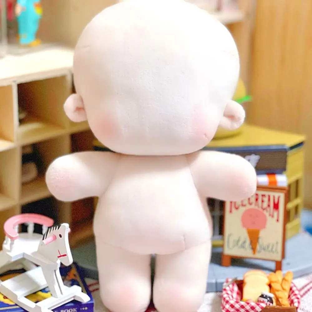 20CM Cotton Dolls Body DIY Idoll Doll Embroidery Or Blank Changing Dressing Game Handmade Playing House Dolls accessories