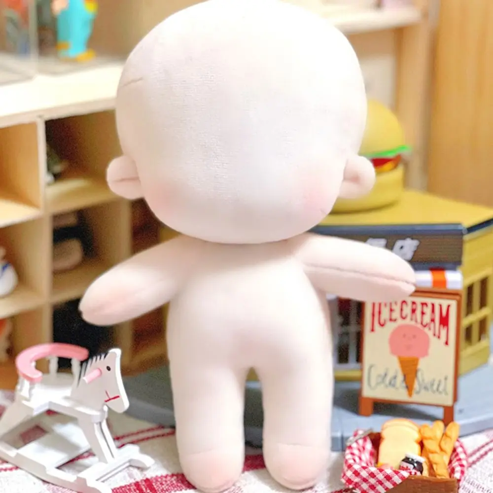 20CM Cotton Dolls Body DIY Idoll Doll Embroidery Or Blank Changing Dressing Game Handmade Playing House Dolls accessories